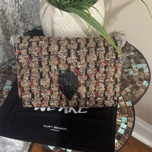 Kurt Geiger London Nano Kensington Boucle Crossbody Bag
Kurt Geiger